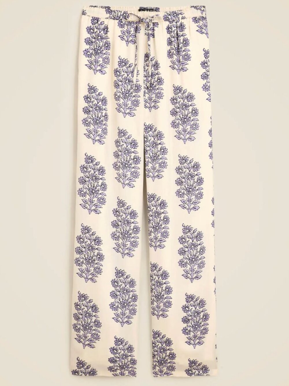 NWT J. Crew New Soleil pant in blooming lilac block print